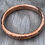Thumbnail: Copper large hammered puffy bangle