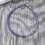Thumbnail: Square cut small amethyst beads bracelet 7 inch