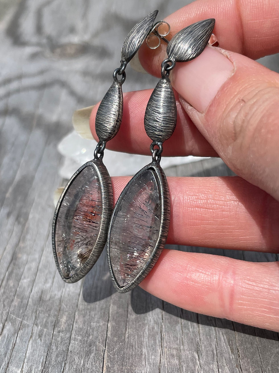Thumbnail: Mariella Pilato Super Seven Stud Drop Earrings