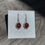 Thumbnail: Deep orange detail setting carnelian earrings