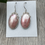 Thumbnail: Pink mother of pearl shell earrings