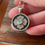 Thumbnail: Roulette 18 small 4 petal lotus necklace 