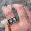 Thumbnail: Roulette 18 Star and Moon Band Ring