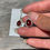 Thumbnail: Deep orange detail setting carnelian earrings