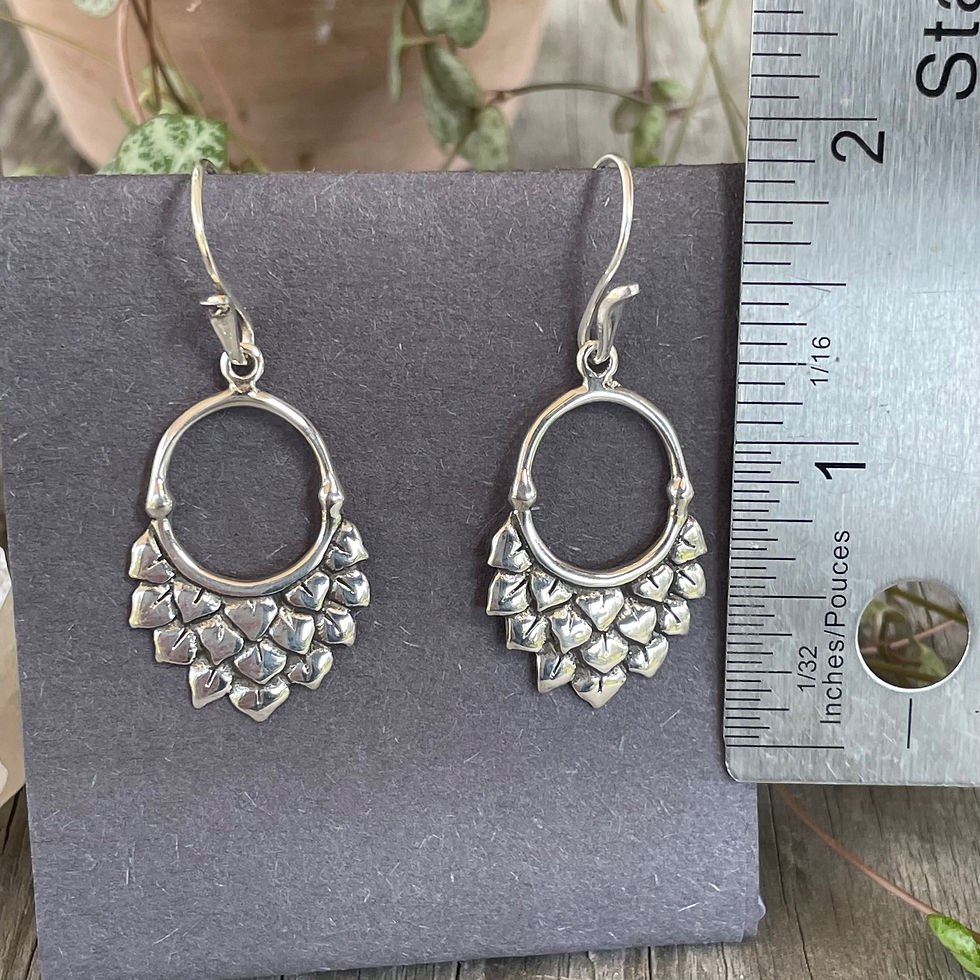 Thumbnail: Roulette 18 Thistle Earrings 