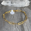 Thumbnail: Gold filled flat link paperclip chain bracelet 4.5mm