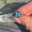 Thumbnail: Marija Designs Blue Topaz Filigree Details Ring