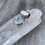 Thumbnail: Blue topaz wide bale pendant
