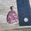 Thumbnail: Freeform pink tourmaline in quartz pendant