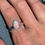 Thumbnail: Teardrop Rainbow Moonstone Ring