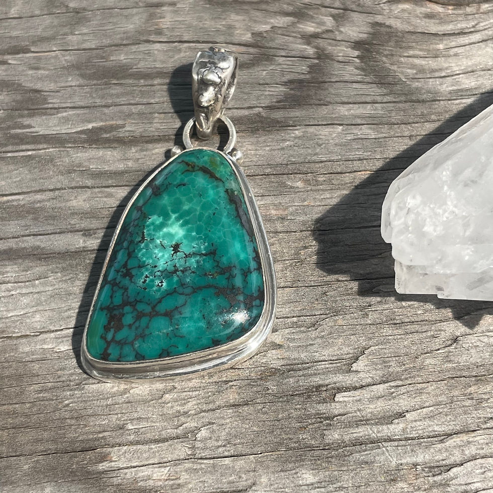 Thumbnail: Saville Designs turquoise pendant