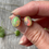 Thumbnail: Large oval Ethiopian opal studs 