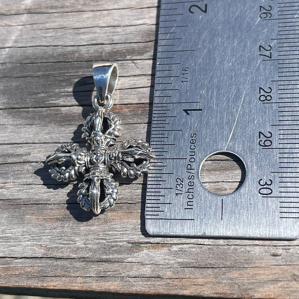 Thumbnail: 3D Double Dorje Pendant
