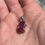 Thumbnail: Oval claw set ruby pendant