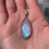 Thumbnail: Long teardrop moonstone pendant 
