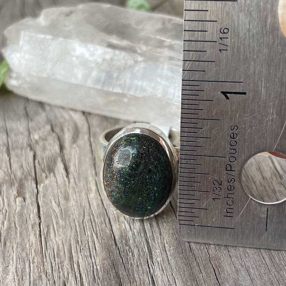 Thumbnail: Andamooka opal ring