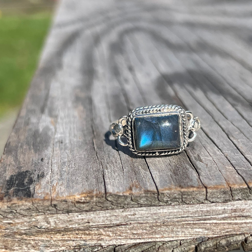Thumbnail: Labradorite detailed setting ring