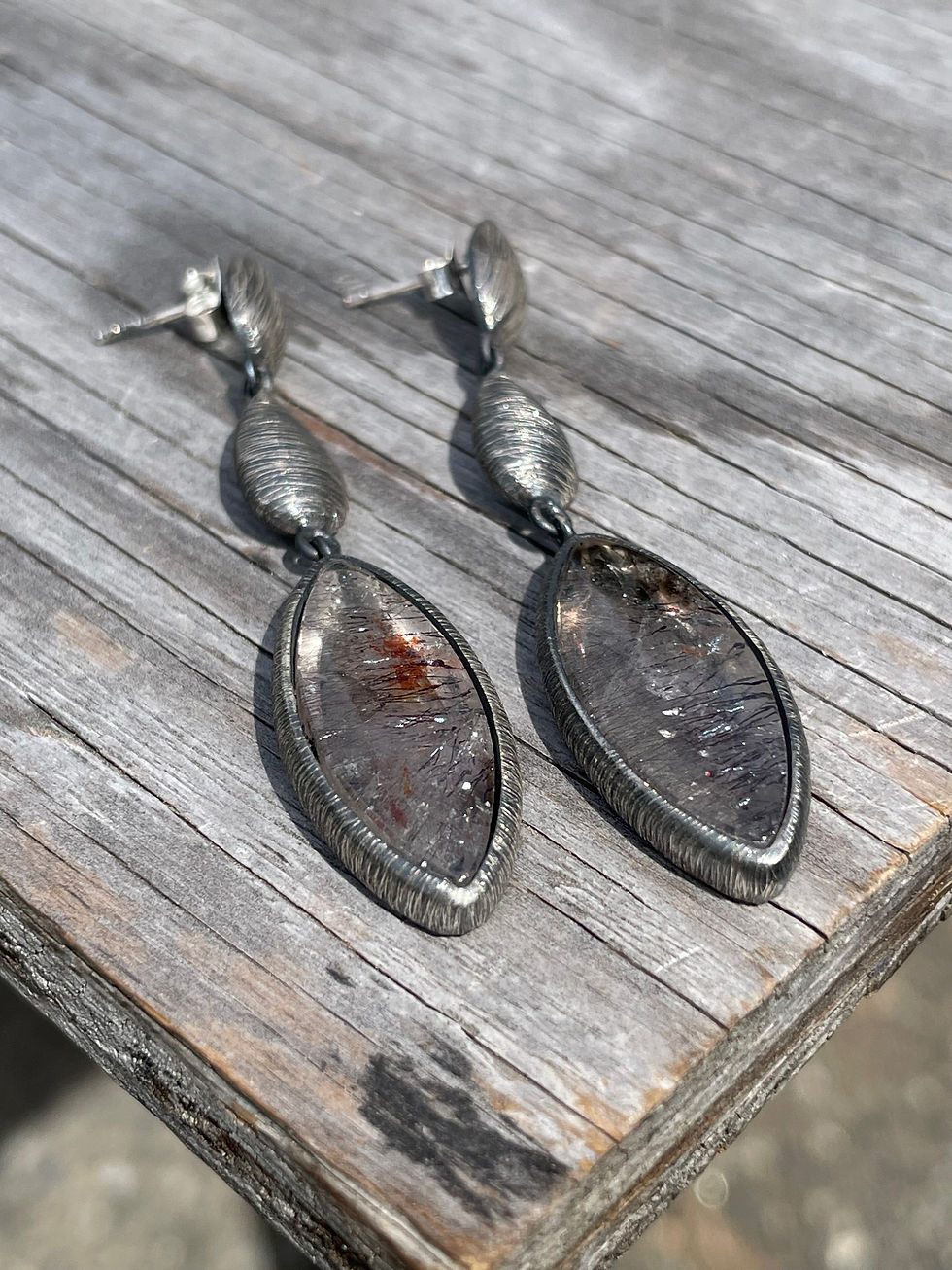 Thumbnail: Mariella Pilato Super Seven Stud Drop Earrings