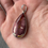 Thumbnail: Mookaite jasper wide bottom teardrop shaped pendant