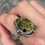 Thumbnail: Green amber ring