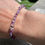 Thumbnail: GenVie Designs sugilite chips and herkimer diamond bracelet