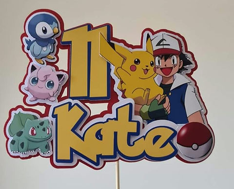 Pokemon Card Cake Topper | Cork Icing Sheets Pokemon Card Cake Topper | Cork Icing Sheets