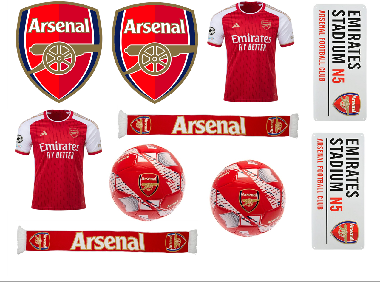 Arsenal A4 icing sheet