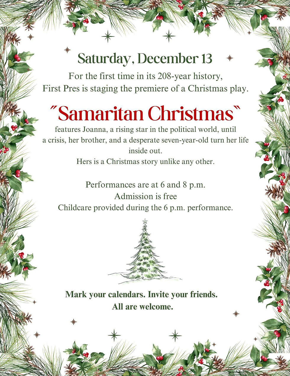 Samaritan Christmas Play