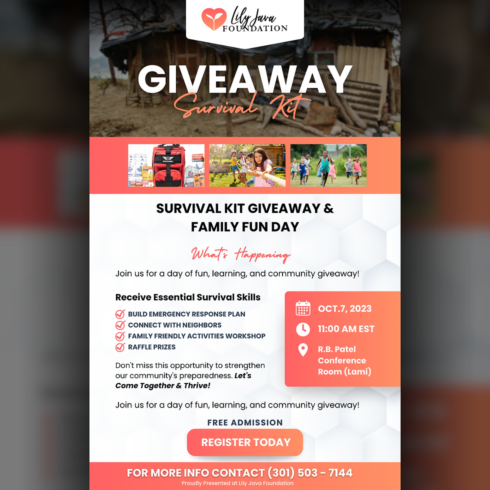 Survival Kit Giveaway & Family Funday