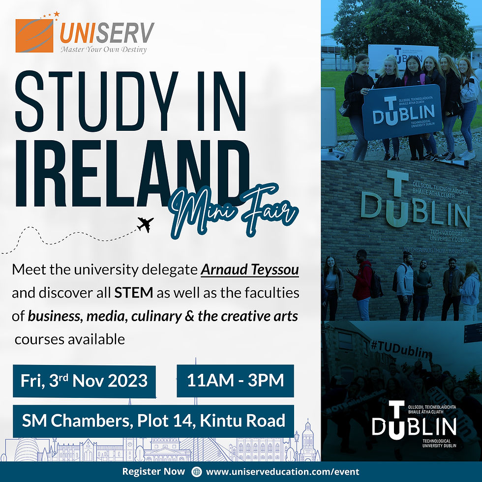 Study in Ireland Minifair: Kampala Edition