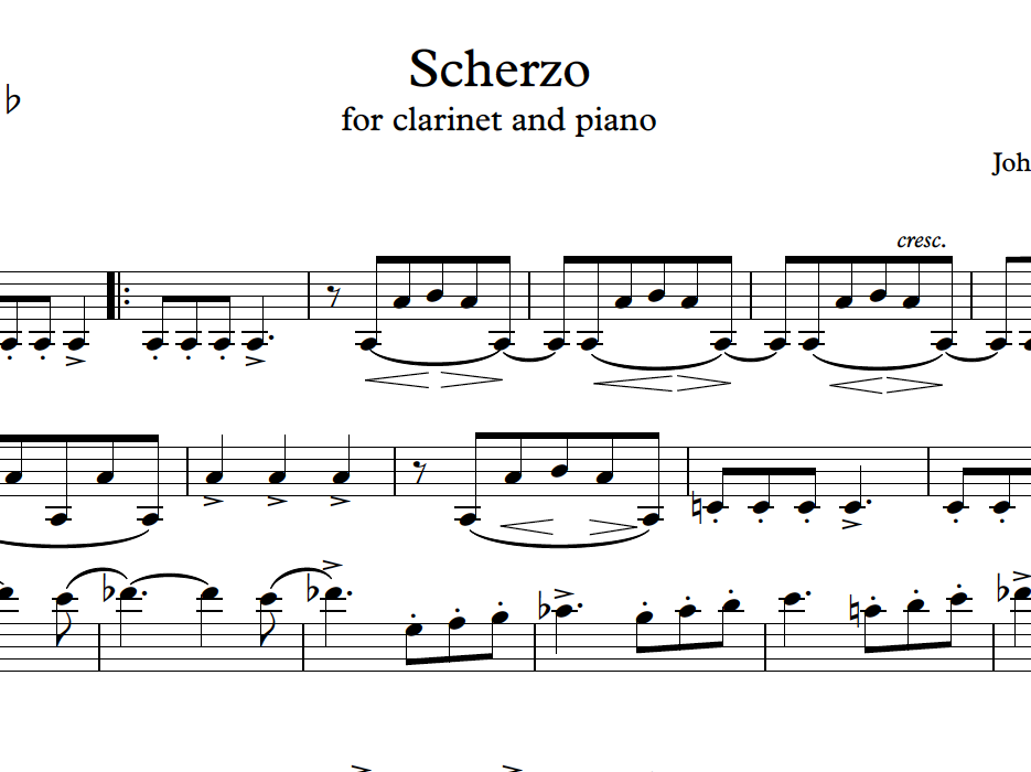 Brahms Scherzo from FAE sonata and Piano) lakeshore