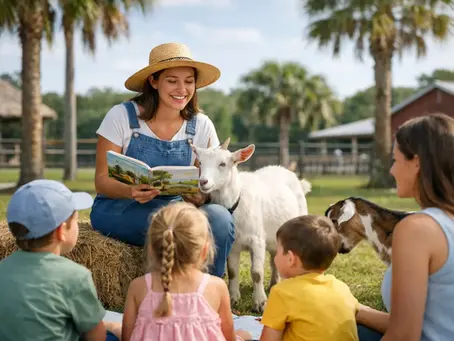 Goat Storytime Florida Families Will Love