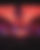 Orange laser sheets coming from eyes of giant octopus stage