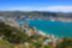 Le quartier des affaires de Wellington et Lambton Harbour