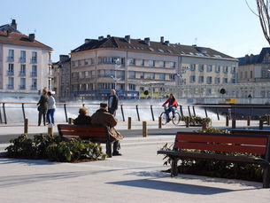 Running in Épinal: the city of images