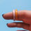 Thumbnail: PUMPKIN ORANGE & BABY PINK POWDERCOATED STACKING RINGS 