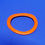 Thumbnail: ORANGE PEBBLE SHAPED BANGLE