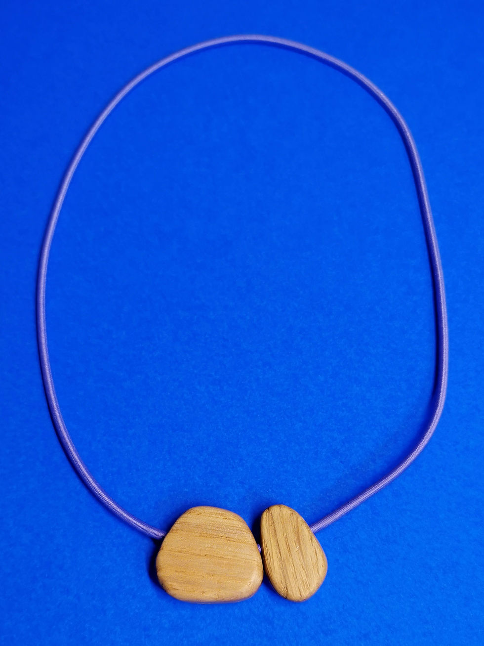 Thumbnail: LILAC AND ROYAL BLUE ELASTICATED NECKLACE 