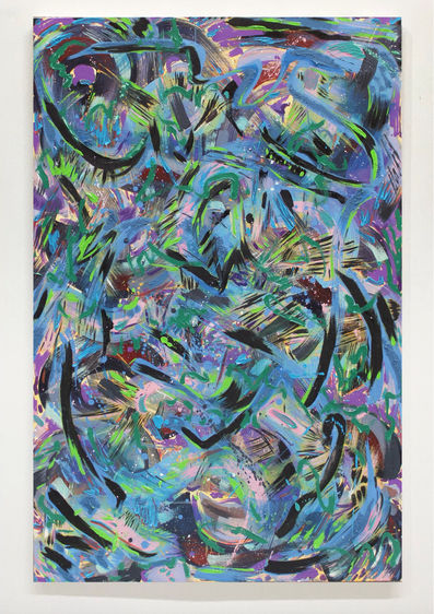 "Peace is This Moment Without Judgement" - 1.5x1m (59x39in) oil on canvas.