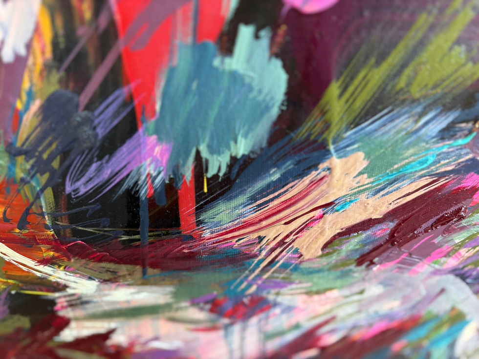 Thumbnail: ‘Our Mother Has Composted a Thousand Empires’  80x110 cm/31x43in oil on canvas.