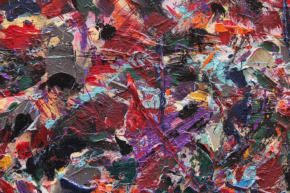 Thumbnail: "It Remains" - 60cm x 1m oil on canvas.