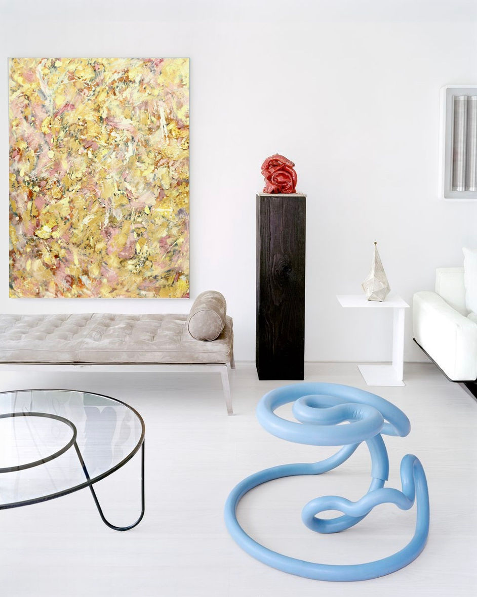 "Rebirth" - 90x70cm oil and mixed media on canvas.