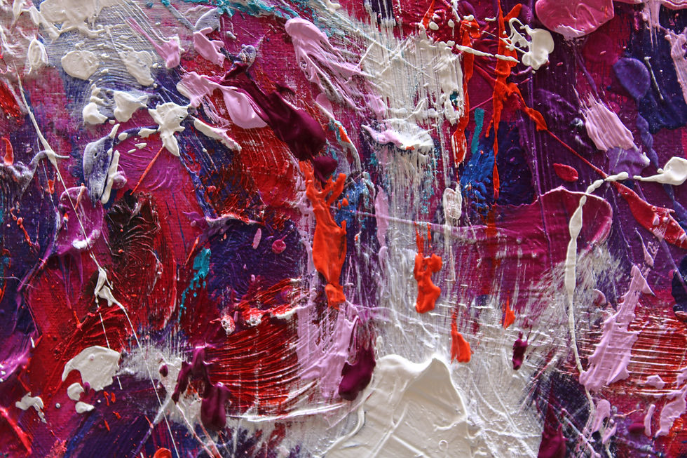 Thumbnail: Shake your love awake, 1x1m oil on canvas.
