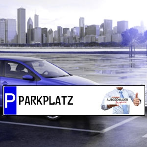 Parkplatzschild