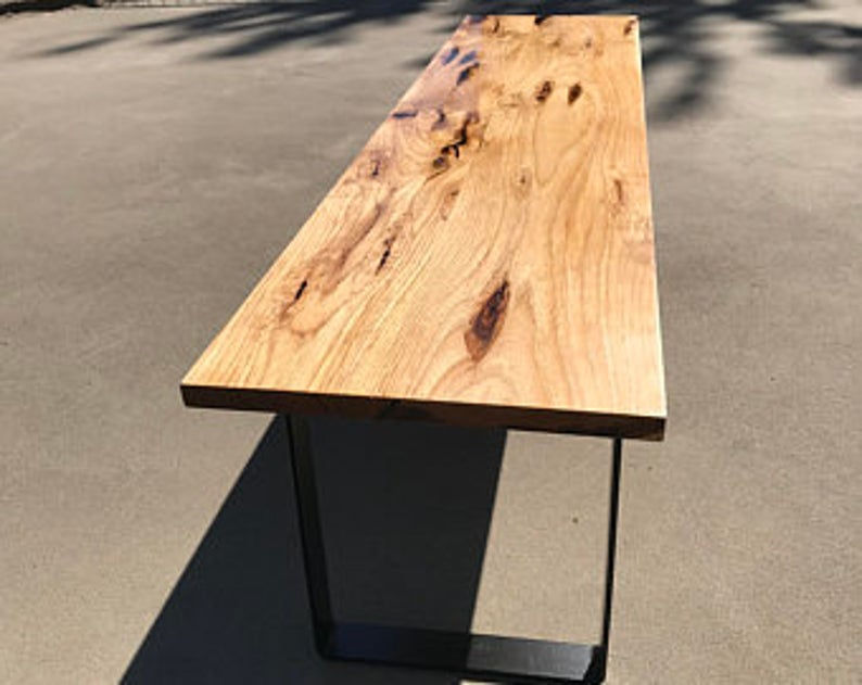 Thumbnail: Modern Hickory Bench