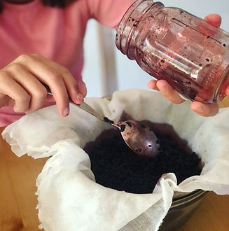 Making Elderberry Syrup