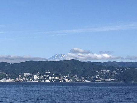初島の朝
