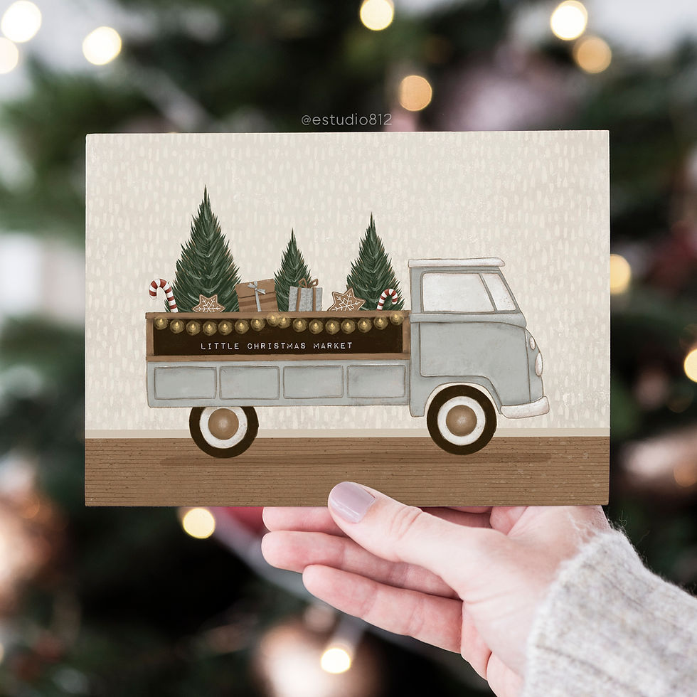 Miniatura: Kit Digital Natal Vintage