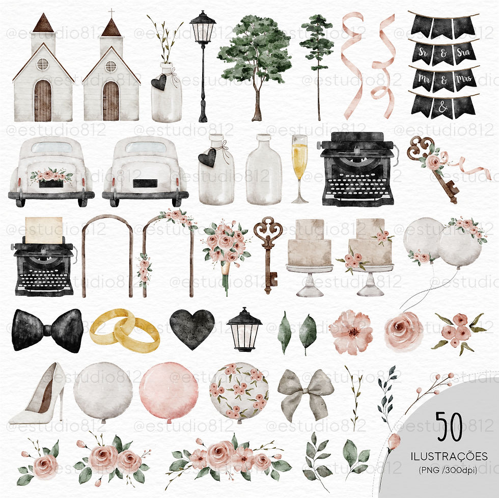 Miniatura: Kit Digital Casamento