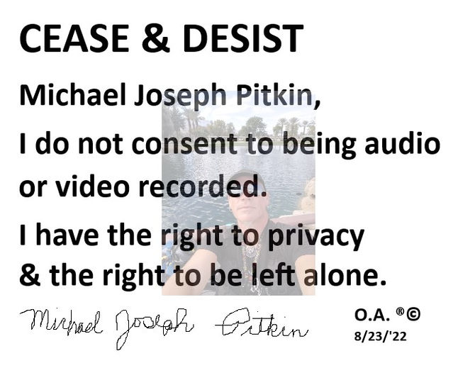 HOMELAND SECURITY / CEASE & DESIST